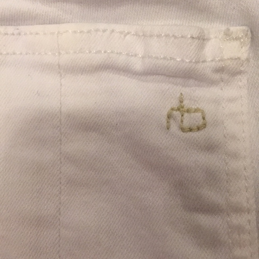 Rag and Bone white skinny jeans